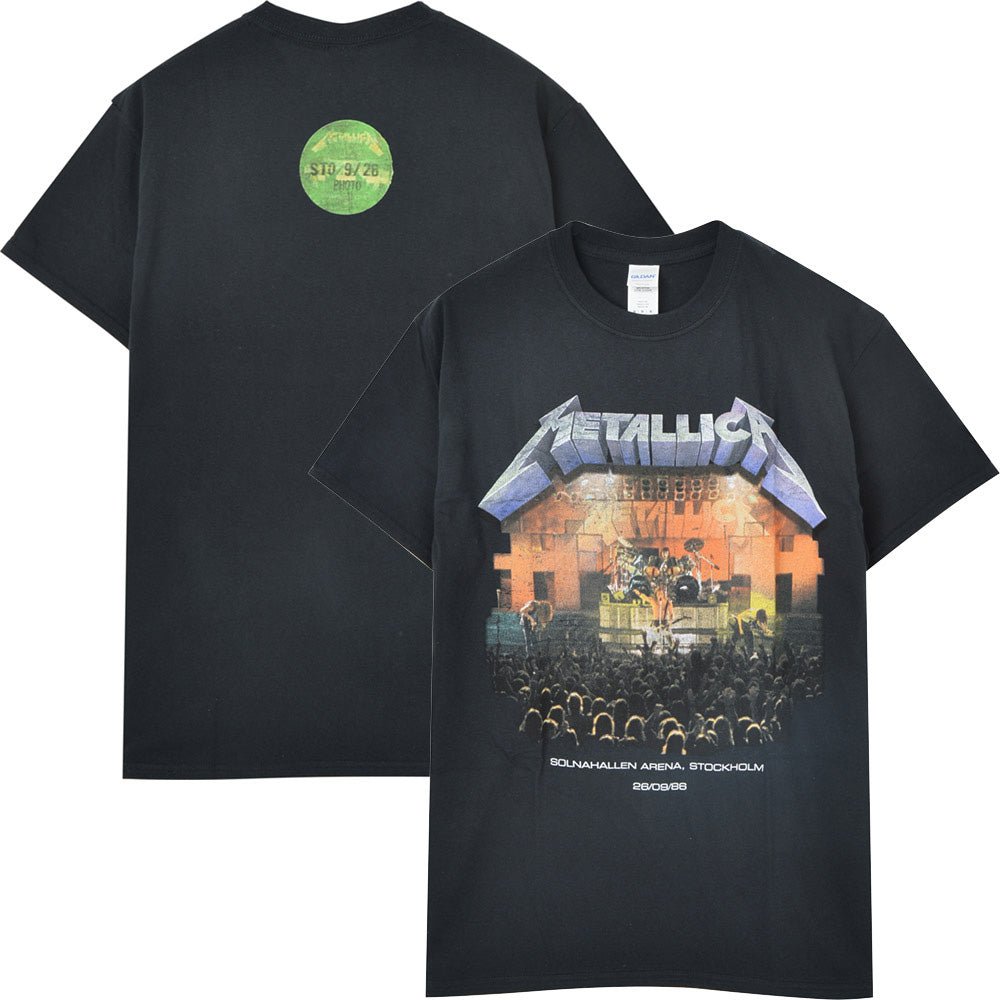 METALLICA メタリカ - Stockholm '86. / バックプリントあり / Tシャツ / メンズ - PGS
